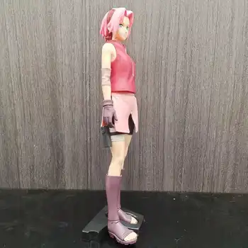 Anime Naruto Acțiune Figura Shippuden Haruno Sakura Figura 26cm PVC Modelul de Colectare de Jucării Decor Papusa Cadou de Crăciun Pentru Copii