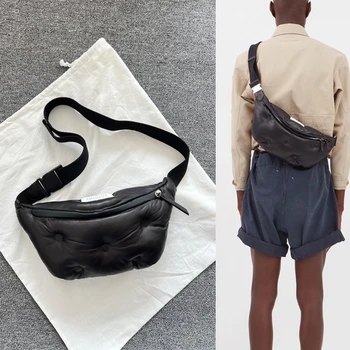 Moda Clasic la Modă de Lux de Designer pentru Bărbați și Femei Nor Serie Cutat Geanta Messenger Bag de Sus Strat de piele de Oaie