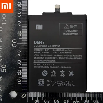 Original Acumulator de schimb Pentru Xiaomi Redmi Hongmi 4A 5A 3 3X 3 pro 5 Plus Mi5 M5 Nota 3 4 5 4X Nota 6 Pro 7 Pro Bateria