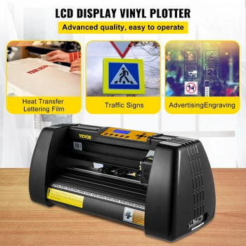VEVOR 14 Inch Vinyl Cutter Mașină cu Stand Semn a Face Vinly Semn de Tăiere Plotter Pachet Starter Kits Signmaster Software