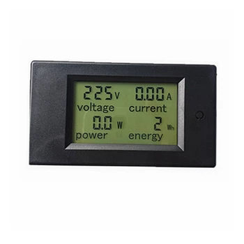4 În 1 LCD AC 80-260V/20A 100A Voltmetru Ampermetru Volt Putere Contor de Energie Watt Manometru cu Iluminare din spate Albastru de Stocare a Datelor Funcția