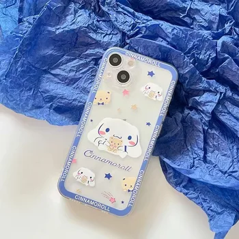 Sanrio Kuromi Hello Kitty Cinnamoroll mymelody Cazuri de Telefon Pentru iPhone 13 12 11 Pro Max XR XS MAX 8 X 7 Capacul din Spate