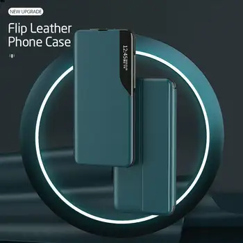 Piele Smart Flip case Pentru Samsung Galaxy 12 32 42 52 S20 FE S8 S9 S10 Nota 10 Lite 9 8 20 S21 Ultra Plus Stativ Magnetic Cove