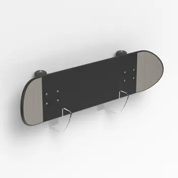 1 Set Stabil Skateboard Rack de Perete Acrilic Ușor Montat pe Perete Skateboard Suport pentru Skateboard Shop