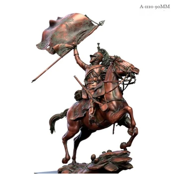90mm Garda Imperială Cavalerie Rășină Soldat DIY Incolor Model de Papusa Jucării Auto-Asamblate Figura Jucarii Cadouri de Craciun, O-1111