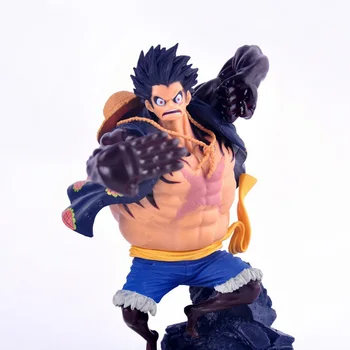 2022 Nou Anime One Piece Luffy Treapta 4 Figura Maimuță Rege Arma Boxer Negru figurina Papusa Copii Kawaii Jucării Luffy Model 15cm Cutie