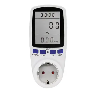 LCD Digital Power Meter Wattmeter Priza de Putere Kwh de Energie Metru AC 220V UE Plug Priza de Putere Analizor