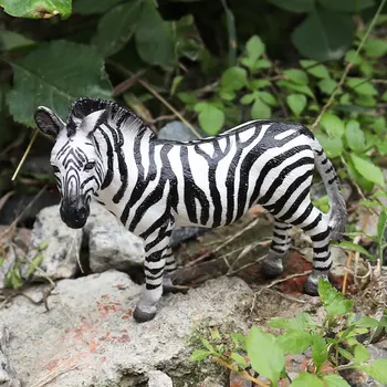 Oenux Pădure Animale Sălbatice Elan Șarpe Zebra, Crocodil Păun Cal Model De Acțiune Figura Figurine Miniaturale De Colectare De Jucării Pentru Copii
