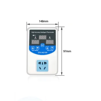 W2109 de control al temperaturii socket mediul de reproducere timp controler de temperatura cu afisaj digital inteligent termostat