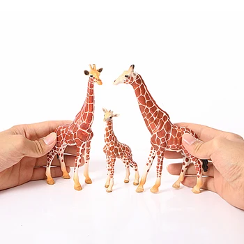 Simulare Zoo Animale Sălbatice Din Africa Leu Tigru Modele De Figurine De Acțiune Raton Urs Cerb Figurine Miniaturale De Colectare De Jucării Pentru Copii