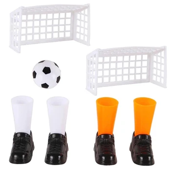 Amuzant Mini-Fotbal Cu Degetul Meci De Fotbal De Masă Joc Set De Joc Cu Două Goluri Distractiv Gadget-Uri Amuzante Noutate Jucarii Pentru Copii Jucarie De Partid