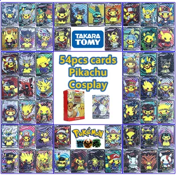 Carte De Pokemon Pikachu 999 Punct Lovit Cosplay Thor Luffy Goku Roronoa Zoro Gengar Deadpool Charizard X Vmax Joc De Luptă Carte Rară