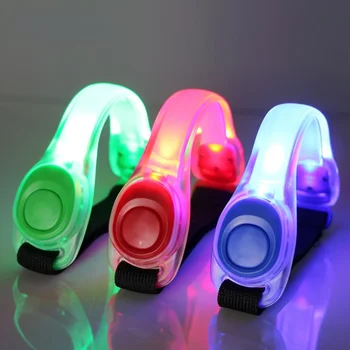 LED-uri Lumina Banderola Reglabil Portabil de Funcționare Brațul Centura Strălucire Întuneric pentru Rularea de Mers pe jos de Ciclism Concert Patine cu rotile Lumina