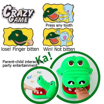 Crocodil Gura Dintii Musca Degetul Jucărie Joc Rechin Musca Degetul Jocuri Amuzante Jucarii Pentru Copii Adulți Decompresie Anti-anxietate Jucărie