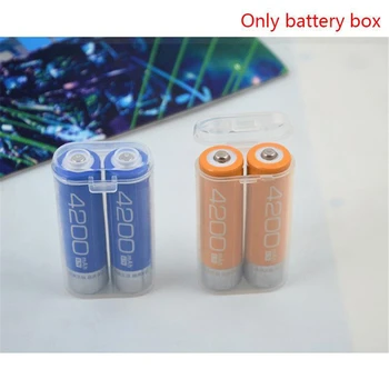5PCS 18650 Baterie Portabil Impermeabil Clar Suport Cutie de Depozitare din Plastic Transparent Caz de Siguranță pentru 2 Secțiuni 18650