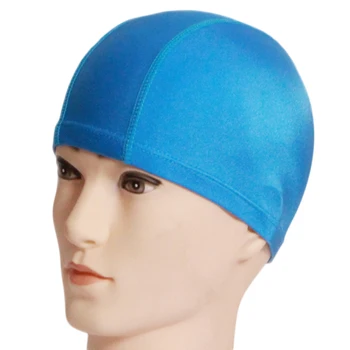 1buc Neutru Înot Capace Pălărie Ultrathin căști de Baie, Nailon Tesatura Potrivit Pentru Protecție Elastică Parul Lung Piscină Pălărie Imagine 2