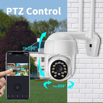 1080P Mini Smart PTZ Camera Wifi Yoosee Wireless de Exterior HD Camera IP ONVIF de Urmărire Automată Culoare Nightvision de Securitate CCTV aparat de Fotografiat Imagine 2