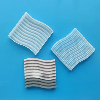 Formă de undă Coaster Rășină Epoxidică Mucegai Beton fel de Mâncare Placa Tava de Silicon Matrite DIY Geometrice Alimente Tort de Fructe Tava mulaj Imagine 2
