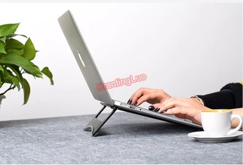 Portabil de Înaltă Calitate din Aliaj de Aluminiu Laptop-Suport Racire Stand Pliabil Ergonomic Tablet PC-ul/ Notebook-uri/ Smartphone-ul Sta SAL05 Imagine 2