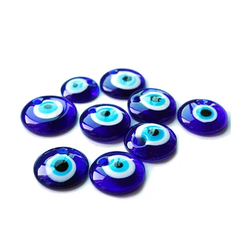 Noroc Ochi de Sticlă Albastru turcesc deochi Pandantiv Charm pentru Brățară Colier Agățat de Perete Moda Bijuterii Accesorii LE751 Imagine 2
