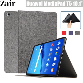 Flip din Piele Comprimat Caz pentru Huawei MediaPad T5 10 2018 Tableta Caz pentru Huawei Mediapad T5 10.1 Inch AGS2-W09/W19/L03/L09 Acoperi Imagine 2