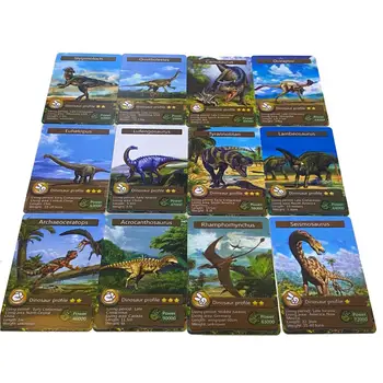 55Pcs Disney Dinosaur cunoaștere carte de Joc de Luptă Carte Anime Carduri de Tranzacționare Album Carte Jucarii Copii Cadouri Imagine 2