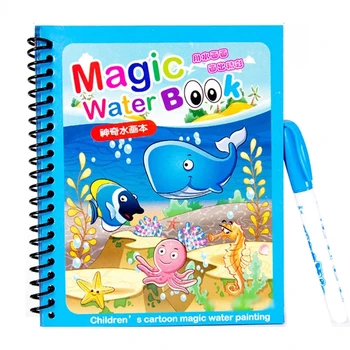 Copilul Drawing Tablet Jucării Reutilizabile Carte De Colorat Magic Pictura Cu Apa Pix Magic Water Book Senzoriale Educație Timpurie De Jucării Pentru Copii Imagine 2