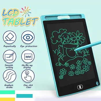 LCD tăbliță de Scris Board Doodle Pad Desen pentru Copii Durabil Portabil Pictura de Învățare Cadou Jucării Creative pentru 3+ Copii mici Vechi Imagine 2