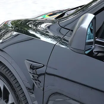 Camera capac protecție Ornamente din fibra de Carbon ABS Partea Fender Pentru Tesla model 3 Y 2 BUC Imagine 2