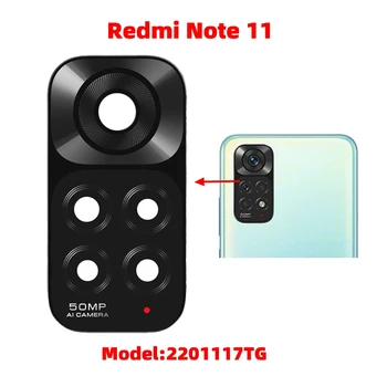 10 BUC Original Pentru Xiaomi Redmi Nota 11 11S 11Pro aparat de Fotografiat Lentilă de Sticlă din Spate aparat de Fotografiat Lentilă de Sticlă de Înlocuire a Pieselor de schimb Imagine 2