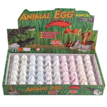 60pcs de Paști pentru Incubație Ouă de Dinozaur Jucării Cresc în Apă Ouă de Paște Crack Paște Vânătoare de Ouă Magic Dino Petrecere de Aniversare Cadouri Imagine 2