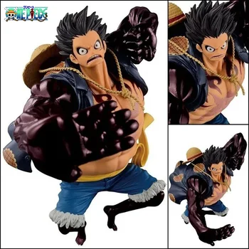 2022 Nou Anime One Piece Luffy Treapta 4 Figura Maimuță Rege Arma Boxer Negru figurina Papusa Copii Kawaii Jucării Luffy Model 15cm Cutie Imagine 2