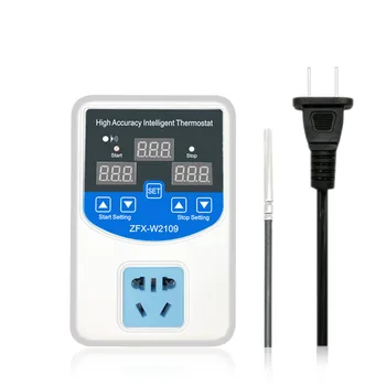 W2109 de control al temperaturii socket mediul de reproducere timp controler de temperatura cu afisaj digital inteligent termostat Imagine 2