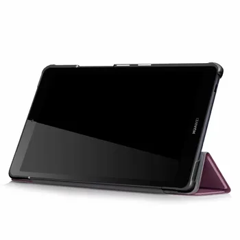 Piele PU pentru Huawei MediaPad M5 Lite 8 Caz 2019 Tablet PC Magnetic Pliere Smart Cover pentru Onoare Fila 5 cu Auto Sleep/Wake Imagine 2