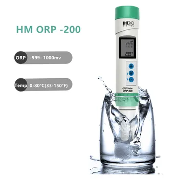 HM ORP-200 Digitale ORP Metru Temperatura Potențialul Redox Monitoriza Calitatea Apei Tester pentru Apa Potabilă Piscina,Acvarii Imagine 2