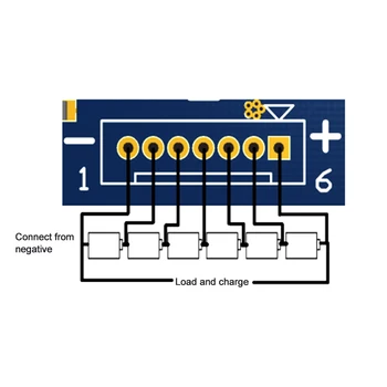 2.7 V/16V LTO 6S Balance Board de Egalizare a Circuitului de Titanat de Litiu Baterie/Super Farad Condensator de Protecție Bord Imagine 2
