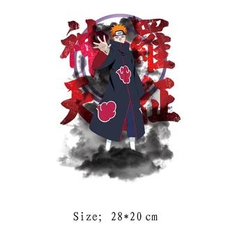 Personaj Anime Durere de Fier pe patch-uri Autocolant pe haine dungi aplicatii Imagine 2