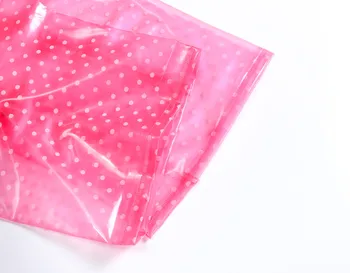 Clar Pink Dot PoTransparent PVC Pantaloni Pantaloni Impermeabil Slăbiți Ușor Drop Off Imagine 2