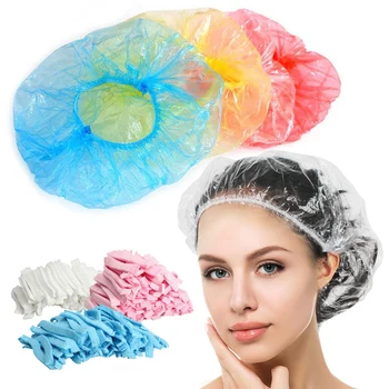 50/100buc Păr de Unică folosință Capace Microblading Non-Țesute Material Steril Pălării Machiaj Coafor Extensii de Gene Duș Consumabile Imagine 2