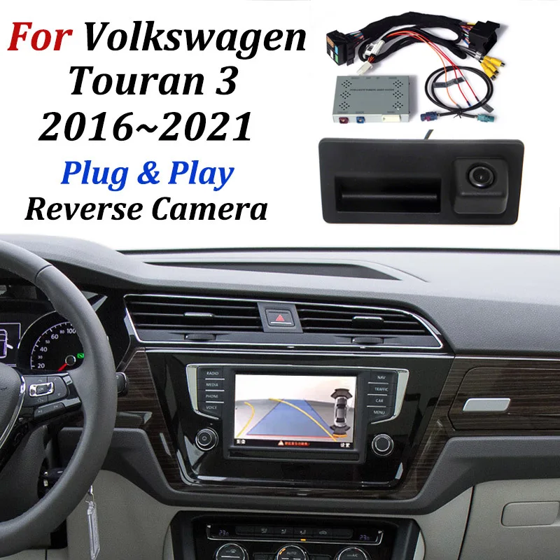 Suradam Fleeting Motivate Cumpara online Camera din față Spate Pentru Volkswagen VW Touran 3 5T 2016~2021  OEM Ecranul de Upgrade Sistem de Parcare Auto Backup Inversă Interfață de  aparat Foto \ En-gros / A-ztech.ro